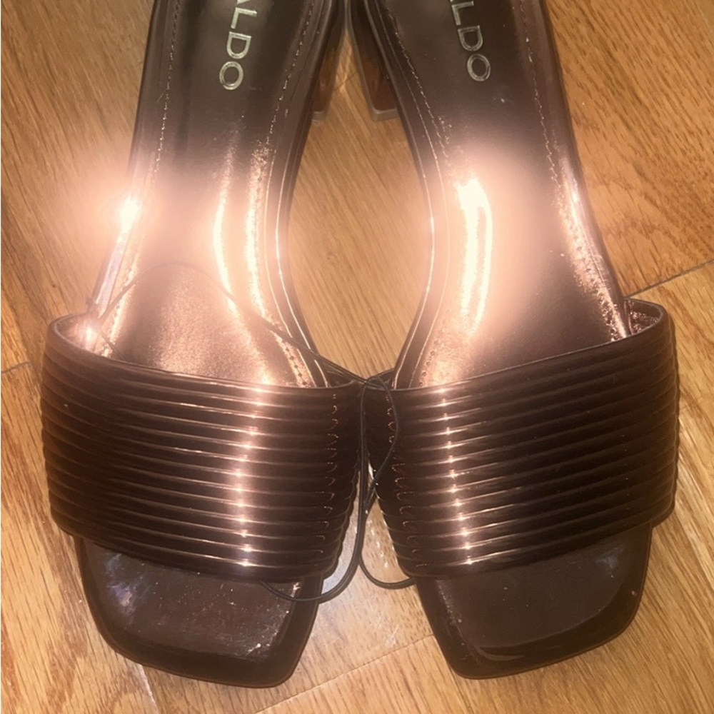 ALDO Women's Black Strappy Heels